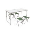 Set tavolo valigia con 4 sgabelli richiudibili Pic-Quick Tarjous