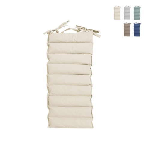 Cuscino outdoor imbottito idrorepellente rettangolare 45x95cm Delua Tarjous