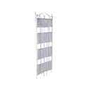 Scaffale 4 ripiani richiudibile in ferro 60,5x28xh.167cm bianco Ravun Varasto