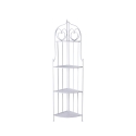 Angoliera 4 ripiani richiudibile in ferro 49x33xh.167cm bianco Alba Tarjous