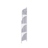 Angoliera 4 ripiani richiudibile in ferro 49x33xh.167cm bianco Alba Alennukset