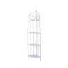 Angoliera 4 ripiani richiudibile in ferro 49x33xh.167cm bianco Alba Tarjous