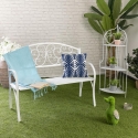 Angoliera 3 ripiani richiudibile in ferro 49x33xh.127cm bianco Veska Myynti