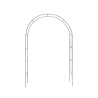Arco da giardino in ferro 140x240 cm Eden Tarjous