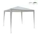 Gazebo 3x3 idrorepellente montaggio rapido con kit bianco Tropico Tarjous