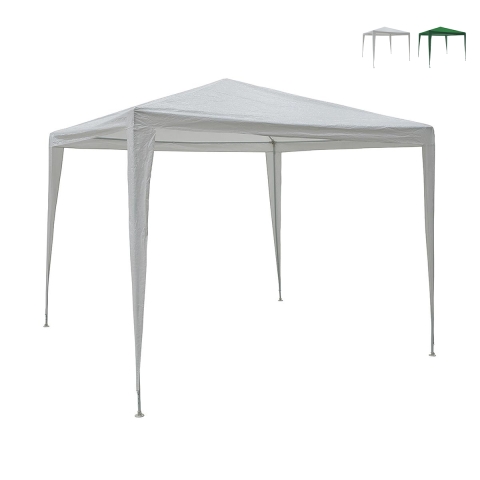 Gazebo 3x3 idrorepellente montaggio rapido con kit bianco Tropico Tarjous