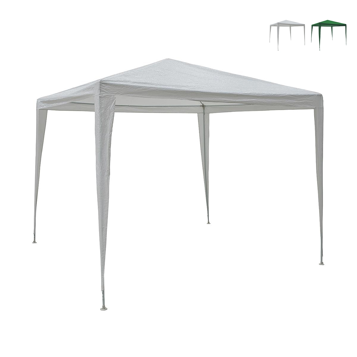 Gazebo 3x3 idrorepellente montaggio rapido con kit bianco Tropico Tarjous Gazebo 3x3 idrorepellente montaggio rapido con kit bianco Tropico Tarjous