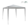 Gazebo 3x3 idrorepellente montaggio rapido con kit bianco Tropico Tarjous