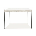 Gazebo a veranda idrorepellente 3x2,5m in ferro ecrù Sarnok Tarjous