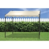 Gazebo a veranda idrorepellente 3x2,5m in ferro ecrù Sarnok Alennusmyynnit
