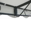 Gazebo a veranda idrorepellente 3x2,5m in ferro ecrù Sarnok Alennukset