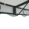 Gazebo a veranda idrorepellente 3x2,5m in ferro ecrù Sarnok Alennukset