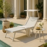 Aurinkovuode rannalle 4 KPL ammattitasoa, alumiini Santorini Hinta