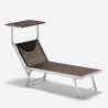 2 kpl aurinkovuode rannalle alumiinia Santorini Limited Edition Valinta