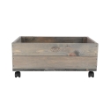 FSC-sertifioitu puinen kukkalaatikko pyörillä 59x39,2x25,2cm Tarjous