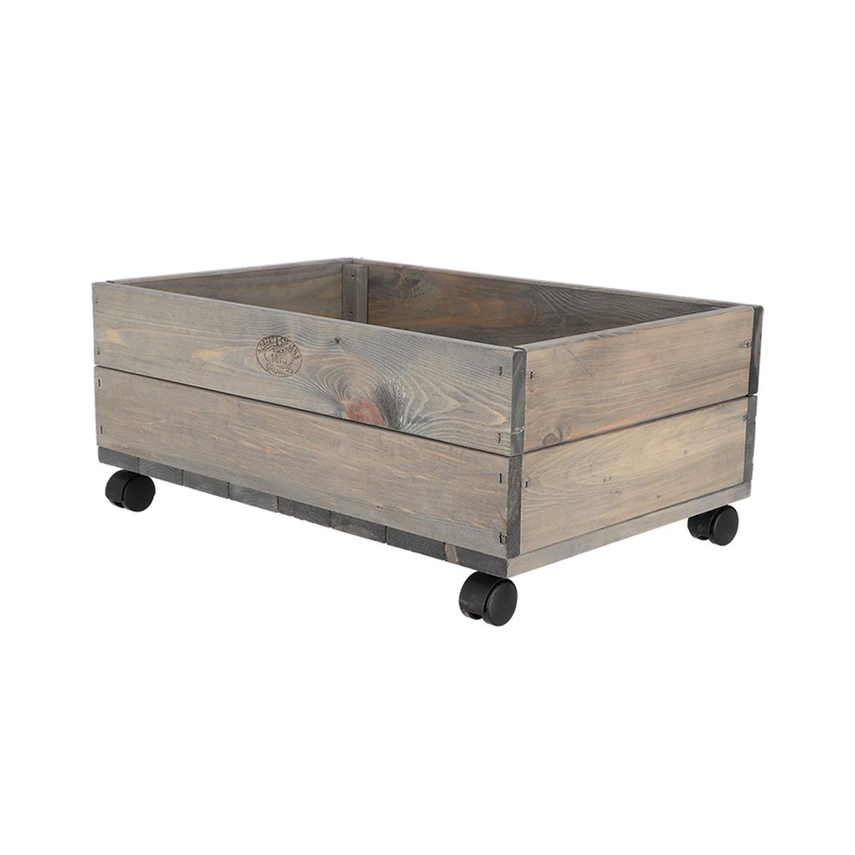 FSC-sertifioitu puinen kukkalaatikko pyörillä 59x39,2x25,2cm Tarjous FSC-sertifioitu puinen kukkalaatikko pyörillä 59x39,2x25,2cm Tarjous