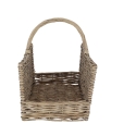 Rottinkinen halkokori kahvalla 45,8x36x51,5cm Luettelo