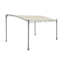 Seinään kiinnitettävä metallipergola 3x4 m ulkokäyttöön Kansas Tarjous