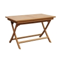 Taitettava puutarhapöytä teak-puusta 80x120 cm Lipari Tarjous