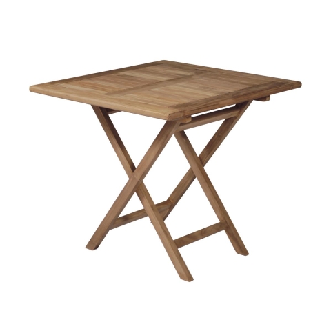 Ulkokäyttöön taitettava teak-pöytä 80x80 cm Vulcano Tarjous
