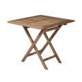 Ulkokäyttöön taitettava teak-pöytä 80x80 cm Vulcano Tarjous