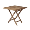 Ulkokäyttöön taitettava teak-pöytä 80x80 cm Vulcano Tarjous