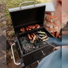 Hiiligrilli, jossa pyörät, 2 ritilää ja kansi Austin Myynti