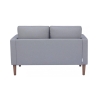 Moderni 2-istuttava puuvillasohva 137x73x82 cm Ramsey Mitat