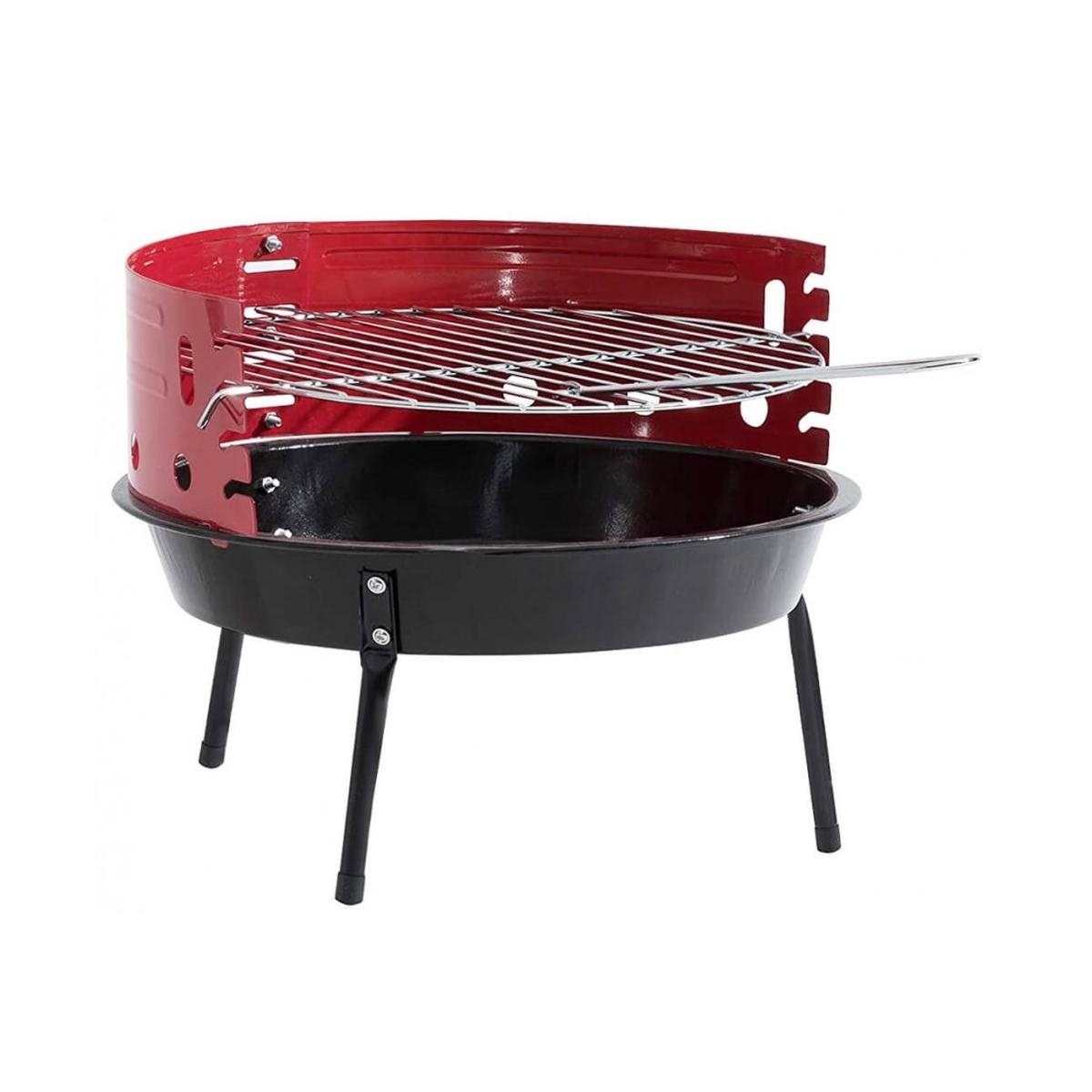 Kompakti pyöreä hiiligrilli Ø36cm retkeilyyn Tarjous Kompakti pyöreä hiiligrilli Ø36cm retkeilyyn Tarjous