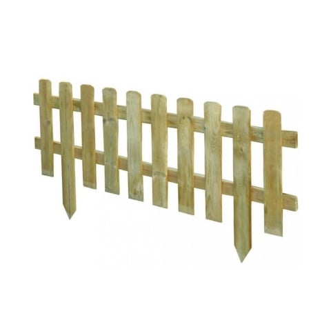 Painekyllästetty mäntypuinen aidanne 110x28/45 cm Tarjous