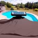 Puutarhavarjo säädettävällä alumiinivarrella sivupaalulla Led aurinkokennolla 3x3m Paradise Brown Light Ominaisuudet