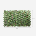Viherseinä Salix 200x100cm muovia, aidon näköinen Alennukset