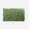 Viherseinä Salix 200x100cm muovia, aidon näköinen Alennukset