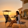 2 kpl aurinkovuode rannalle alumiinia Santorini Limited Edition Alennusmyynnit