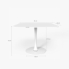 Pöytä neliö design tyyli goblet baari keittiö ruokasali Lillium 80 