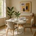 Pöytä neliö design tyyli goblet baari keittiö ruokasali Lillium 80 Tarjous