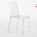 18 kpl tuolit Cristal Light Grand Soleil läpinäkyvät tuolit tarjous kahvilaan, baariin Tarjous