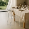 18 kpl tuolit Cristal Light Grand Soleil läpinäkyvät tuolit tarjous kahvilaan, baariin Luettelo