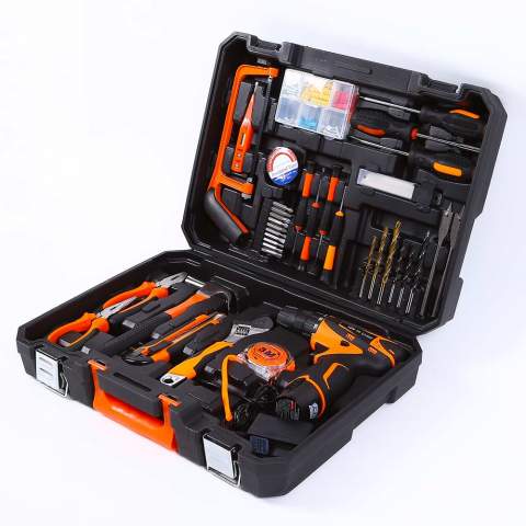 Työkalupakki, työkalut, tarvikkeet ja porakone 345 kpl Smart-Extra Tarjous