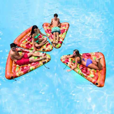 Uimapatja Pitsa Intex 58752 Puhallettava Pizza Slice Uima-Altaalle