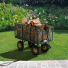 Kuljetuskärry puutarhanhoitoon, puiden kuljetukseen 400 kg Shire Myynti