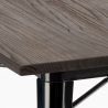 pöytä Lix teollinen terästä ja puuta 80x80 bariin ja kotiin allen Hinta
