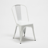 mallisto pöytä neliskulmainen ja tuolit metallista muotoilu Lix teollinen jamaica 