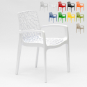 Erikoistarjous 22 kpl käsinojalliset tuolit Gruvyer Arm Grand Soleil polypropeenia, kiiltävät Mitat