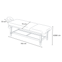 Hierontapöytä puinen ammattimainen kiinteä 225 cm Comfort