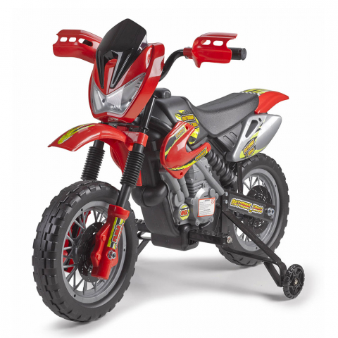 Sähköinen minienduropyörä lapsille Motorbike Cross 6V Feber
