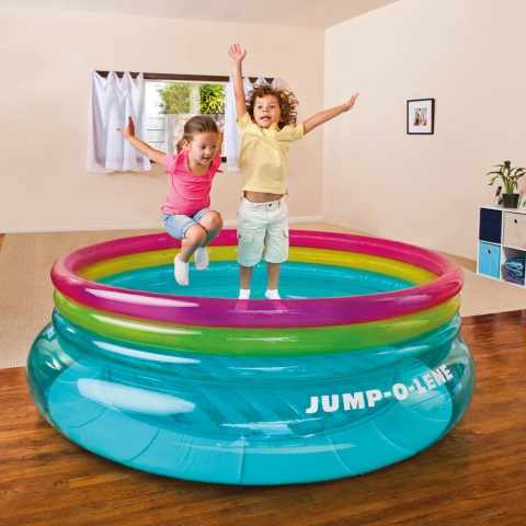 Pyöreä puhallettava pomppulinna lapsille Intex 48267 Jump-O-Lene