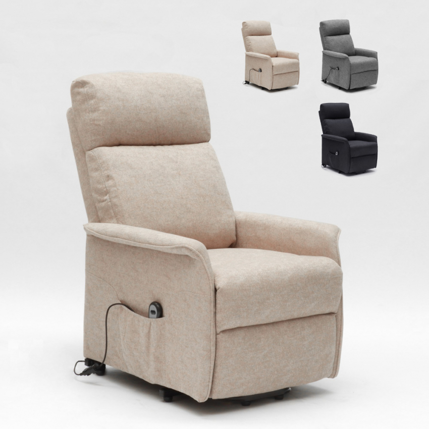 Sähköinen Relax-nojatuoli nostojärjestelmällä vanhuksille Giorgia Fx Luettelo