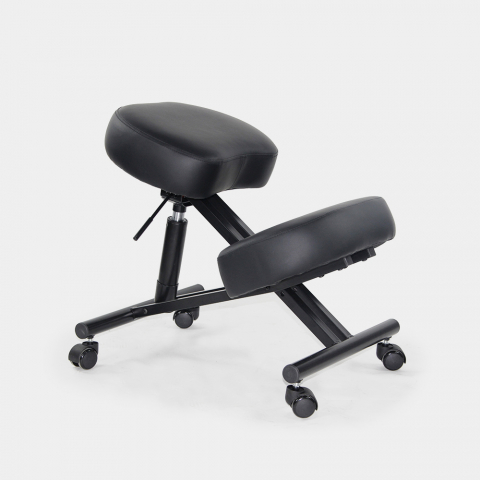 Ortopedinen tuoli Ruotsalainen jakkara metalli ergonominen keinonahka Balancesteel Lux Tarjous