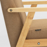 Nojatuoli tuoli skandinaavinen klassinen muotoilu puinen käsinojilla Uteplass 